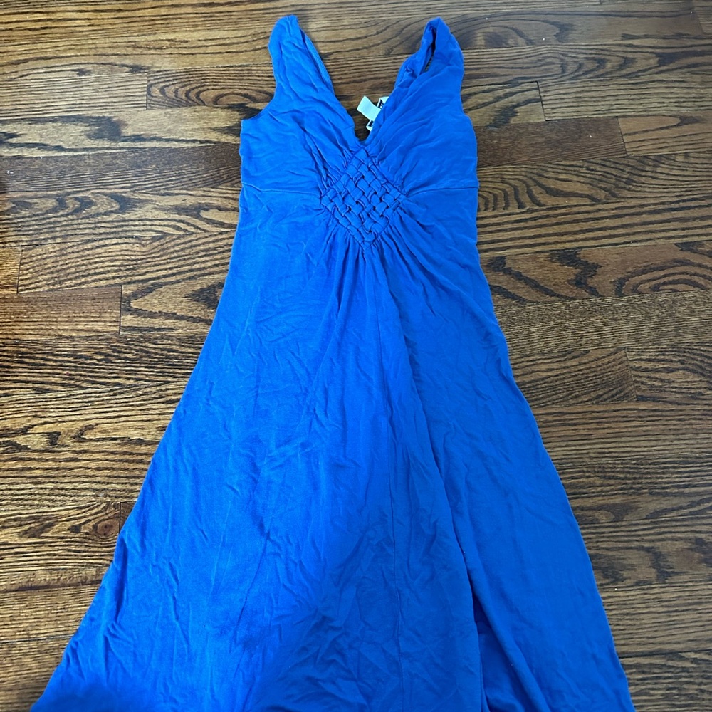 Banana Republic Vibrant Blue Maxi Dress